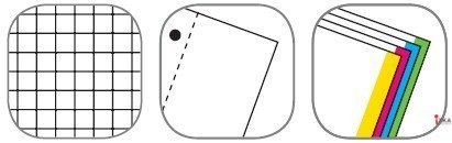 Kołozeszyt A5 100k 70g z perforacją 5 kolorów registrów INTERDRUK