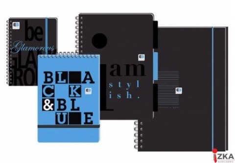 Kołozeszyt PP A5 100k kratka sp.po kr.boku INTERDRUK 7418