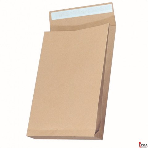 Koperty RBD z taśmą silikonową OFFICE PRODUCTS, HK, B4, 250x353mm, 130gsm, 25szt., brązowe