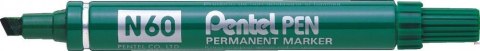 Marker permanentny N60 zielony okrągła końcówka PENTEL SALE