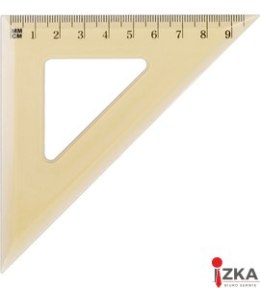 Ekierka szkolna GRAND GR854 kąt: 45o, 9,5cm dymna 130-1501