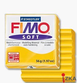 Kostka FIMO soft 57g, brązowy, masa termoutwardzalna, Staedtler S 8020-7