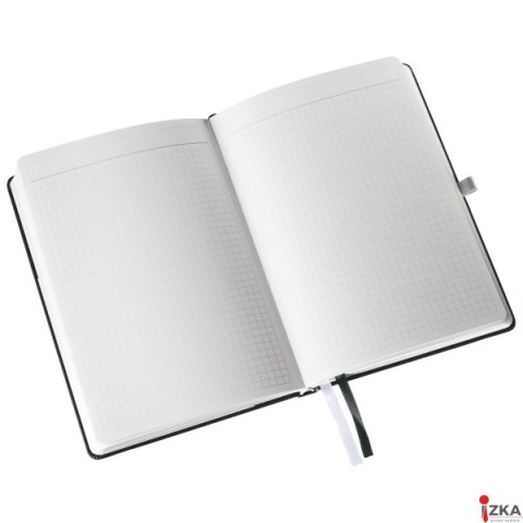 Notatnik w twardej oprawie Leitz Style A5, w kratkę, czarny 44860094