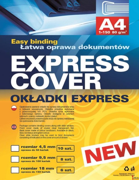 Okładka EXPRESS 9.5 zielona (8) 415055 ARGO