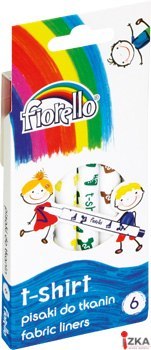 Pisaki T-SHIRT FIORELLO GR-F125, 6 kolorów 160-2038