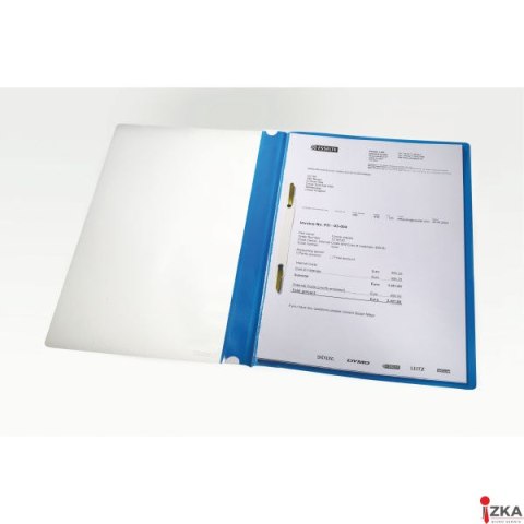 Skoroszyt miękki z wąsami A4 Esselte, 25 szt. granatowy, 15389