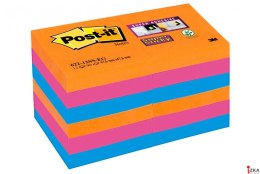 Bloczki 3M POST-IT 51x51mm BANGKOK 12x90k Super Sticky 70005252104