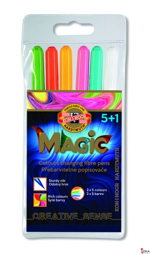 Flamastry 7716/12AB MAGIC 5+1 KIN