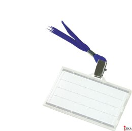 Identyfikator z niebieską taśmą 88*55 DONAU 8347001PL-10