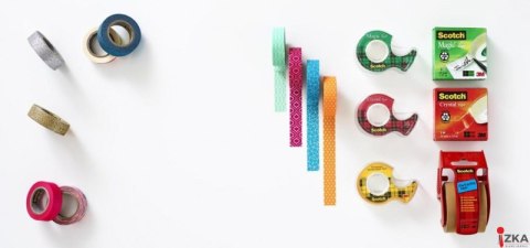 Taśma biurowa SCOTCH_ Crystal (6-1933R10TPC), 19mm, 33m, 10szt., podajnik C-60 GRATIS