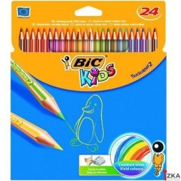 Kredki ołówkowe BIC Kids Tropicolors 24kol., 9375182/9375183