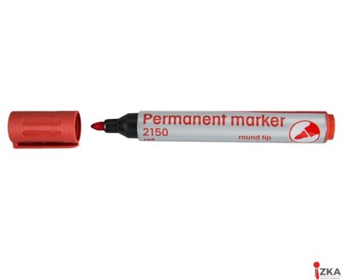 Marker permanentny 2150 czerwony 110166 D.RECT