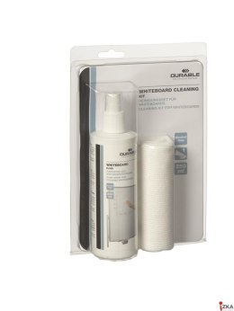 Zestaw do czyszczenia tablic suchościeralnych DURABLE (583300) płyn250ml+ściereczka z mikrofibry