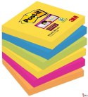 Nowy indeks blk0039011 Bloczek samoprzylepny POST-IT Super Sticky (654-6SS-RIO), 76x76mm, 6x90 kart., paleta Rio de Janeiro