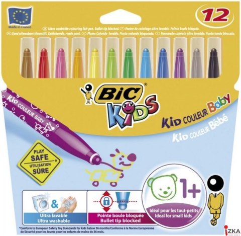 Flamastry BIC Kids Kid Couleur Baby , 9020801 Flamastry BIC Kids Kid Couleur Baby , 9020801