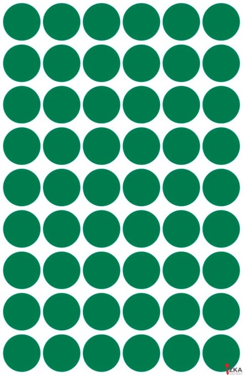 Kółka do zaznaczania zielone 3143 Q12 5 ark. Avery Zweckform