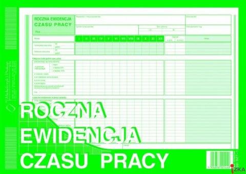 527-1 REC Roczna ewid.czasu pr pracy MICHALCZYK I PROKOP