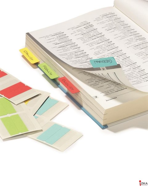 Zakładki samoprzylepne dwustronne indeksy (24szt.) szer.40mm QUICK TAB 840600 DURABLE