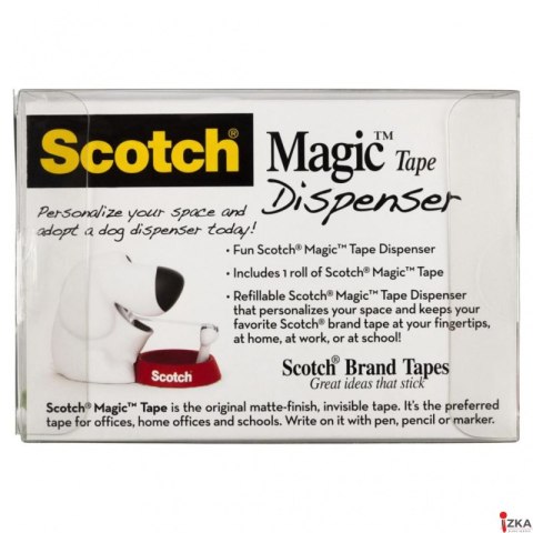 Dyspenser do taśm Scotch w kształcie pieska (C31-Dog), taśma GRATIS 3M-HK100010295 3M-HK100010295