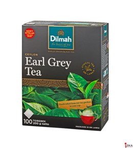 Herbata DILMAH EARL GREY 100 torebek x2g czarna bez zawieszki