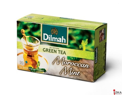 Herbata DILMAH GREEN TEA zielona&mięta 20t MOROCCAN Herbata DILMAH GREEN TEA zielona&mięta 20t MOROCCAN