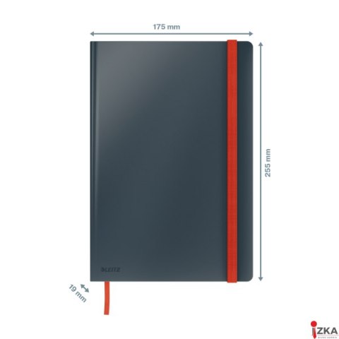 Notatnik Leitz Cosy, B5, kratka, szary 44820089