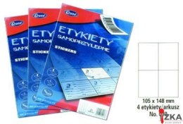 Etykiety samoprzylepne No. 030 105x148 mm GRAND 150-1057