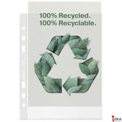 Koszulka groszkowa Recycled Premium PP 70 mic. A5, w kartonie, 100 szt. Esselte 627495 Koszulka groszkowa Recycled Premium PP 70 mic. A5, w kartonie, 100 szt. Esselte 627495