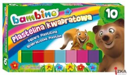 Plastelina BAMBINO 10 kol. Kwadrat *2823 ST.MAJEWSKI