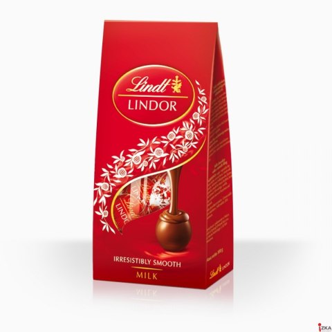 Pralinki LINDT LINDOR z czekolady mlecznej z nadzieniem 100g