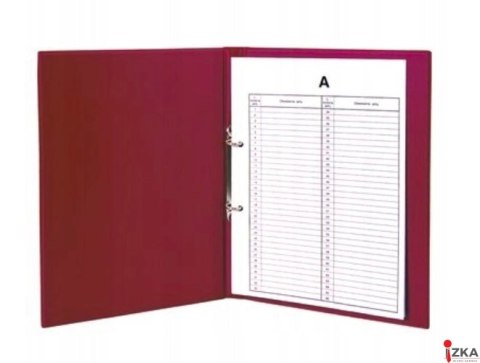 Segregator do akt osob. 6,5 cm 2r/d52 bordo TD-16-07 BIURFOL