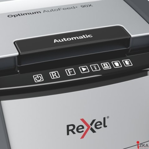 Niszczarka Rexel Optimum AutoFeed+ 90X, (P-4), 90 kartek, 34 l kosz, 2020090XEU Niszczarka Rexel Optimum AutoFeed+ 90X, (P-4), 90 kartek, 34 l kosz, 2020090XEU