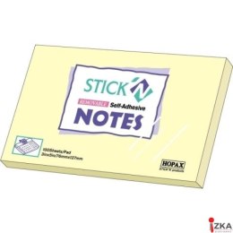 Notes samop.127x76 Żółty pastel STICK`N 100k. 21009