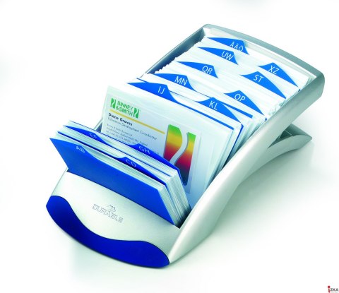 Stojak na wizytówki VISIFIX DESK VEGAS srebrny 241323 200 wiz.otwarty DURABLE Stojak na wizytówki VISIFIX DESK VEGAS srebrny 241323 200 wiz.otwarty DURABLE