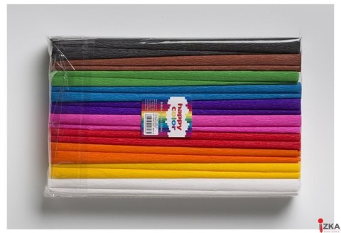 Bibuła marszczona 25x200cm, MIX A, Happy Color HA 3640 2521-MIX A