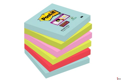 Bloczki 3M POST-IT Z-Notes 76x76mm MIAMI/COSMIC 6x90k Super Sticky 70005291649 Bloczki 3M POST-IT Z-Notes 76x76mm MIAMI/COSMIC 6x90k Super Sticky 70005291649