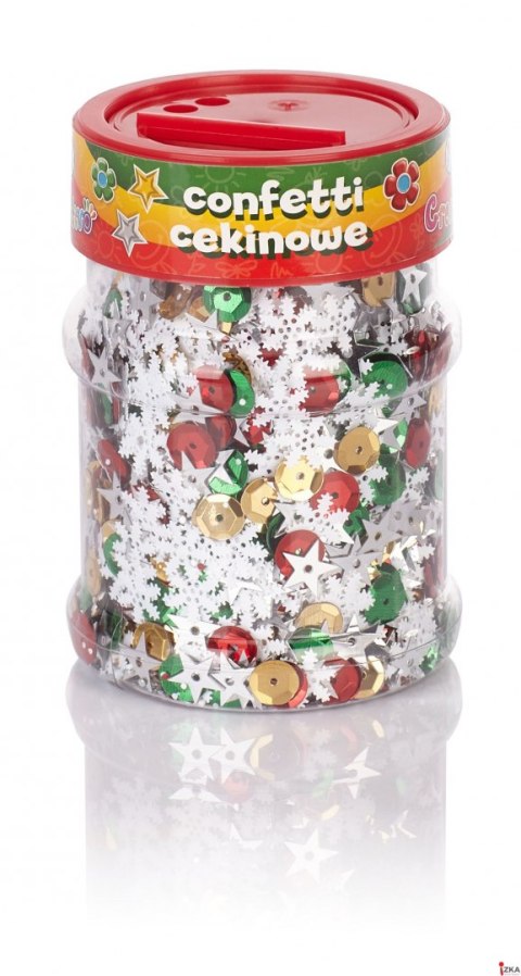 Confetti cekinowe kółka - mix świąteczny 100g ASTRA, 335116004