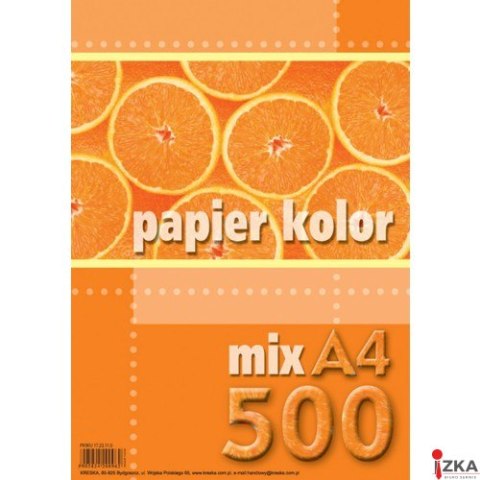 Papier xero A4 mix kolorów (500 arkuszy) KRESKA 231