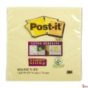 Bloczek 3M POST-IT 76x76mm żółty 90k Super Sticky (654)70005197911