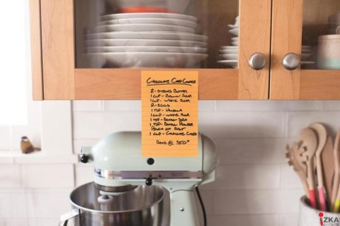 Bloczek samoprzylepny POST-IT_ Super Sticky w linie (4690-SS3BGK-EU), 101x152mm, 3x90 kart., paleta Bangkok