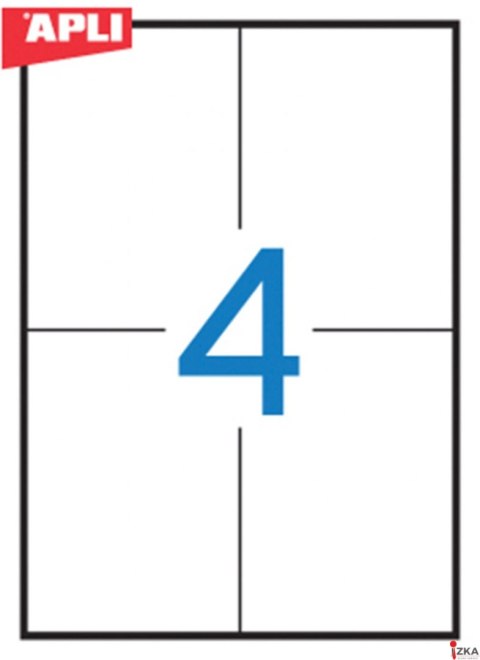 Etykiety 01280 105*148 (100) permanentne APLI