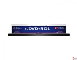 Płyta DVD+R VERBATIM DL CAKE (10) DoubleLayer 8.5GB x8 MattSil 43666