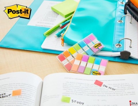 Zakładki indeksujące POST-IT_ (683-5CB), PP, 12x43mm, 5x20 kart., mix kolorów Zakładki indeksujące POST-IT_ (683-5CB), PP, 12x43mm, 5x20 kart., mix kolorów