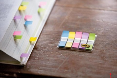 Zakładki indeksujące POST-IT_ (683-5CB), PP, 12x43mm, 5x20 kart., mix kolorów Zakładki indeksujące POST-IT_ (683-5CB), PP, 12x43mm, 5x20 kart., mix kolorów