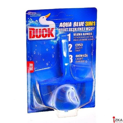 DUCK Zawieszka WC Aqua Blue 4w1 barwiąca 40g 9053