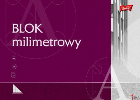 Blok milimetrowy A3 20 kartek UNIPAP