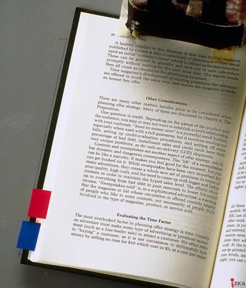 Zakładki indeksujące POST-IT_ (680-B2EU), PP, 25,4x43,2mm, 2x50 kart., niebieskie