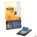 Zakładki indeksujące POST-IT_ (680-B2EU), PP, 25,4x43,2mm, 2x50 kart., niebieskie