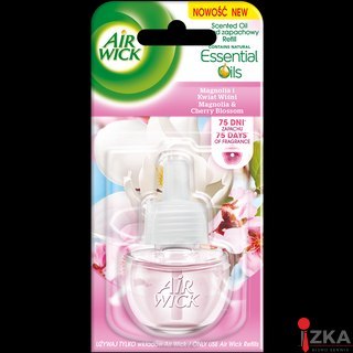 AIR WICK odświeżacz Elektryczny Magnolia i Kwiat Wiśni wkład 19 ml 05604 AIR WICK odświeżacz Elektryczny Magnolia i Kwiat Wiśni wkład 19 ml 05604