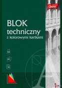 Blok techniczny kolor A4 10 kartek UNIPAP